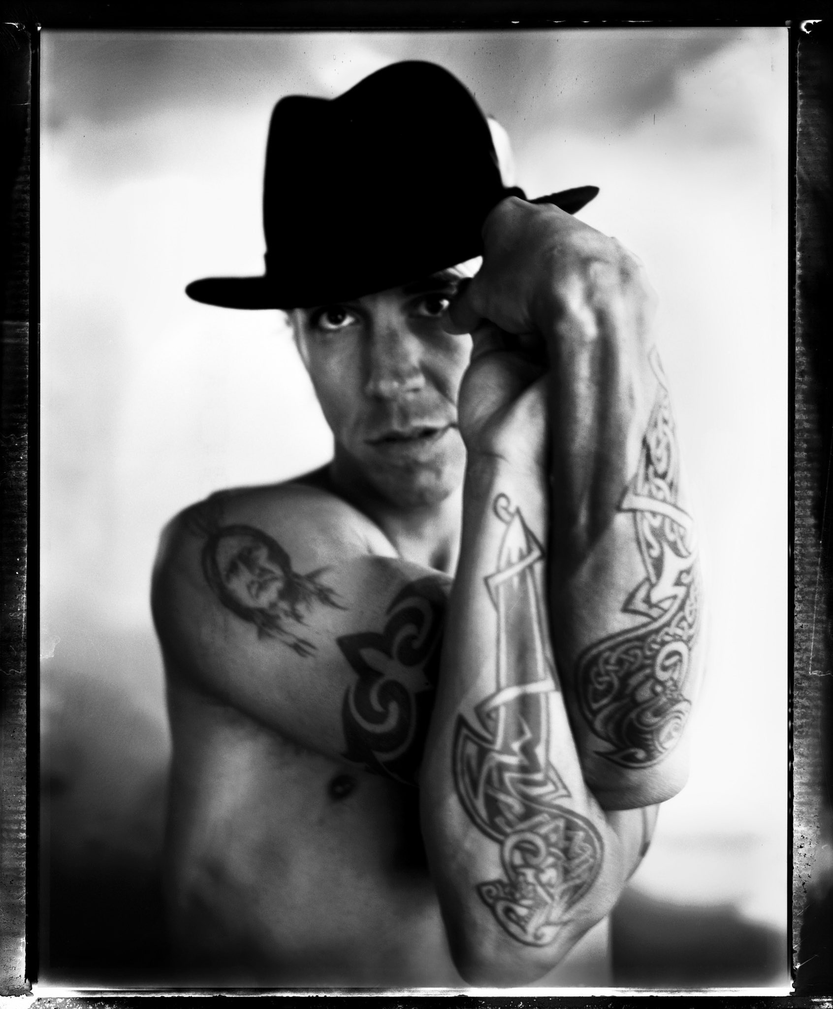 Happy Birthday Anthony Kiedis ! Captured this Polaroid Portrait in Detroit 1999 . 