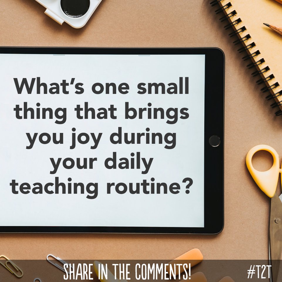 teacher2teacher's tweet photo. What brings you joy day in, day out? https://t.co/Y5JYlpCWKF