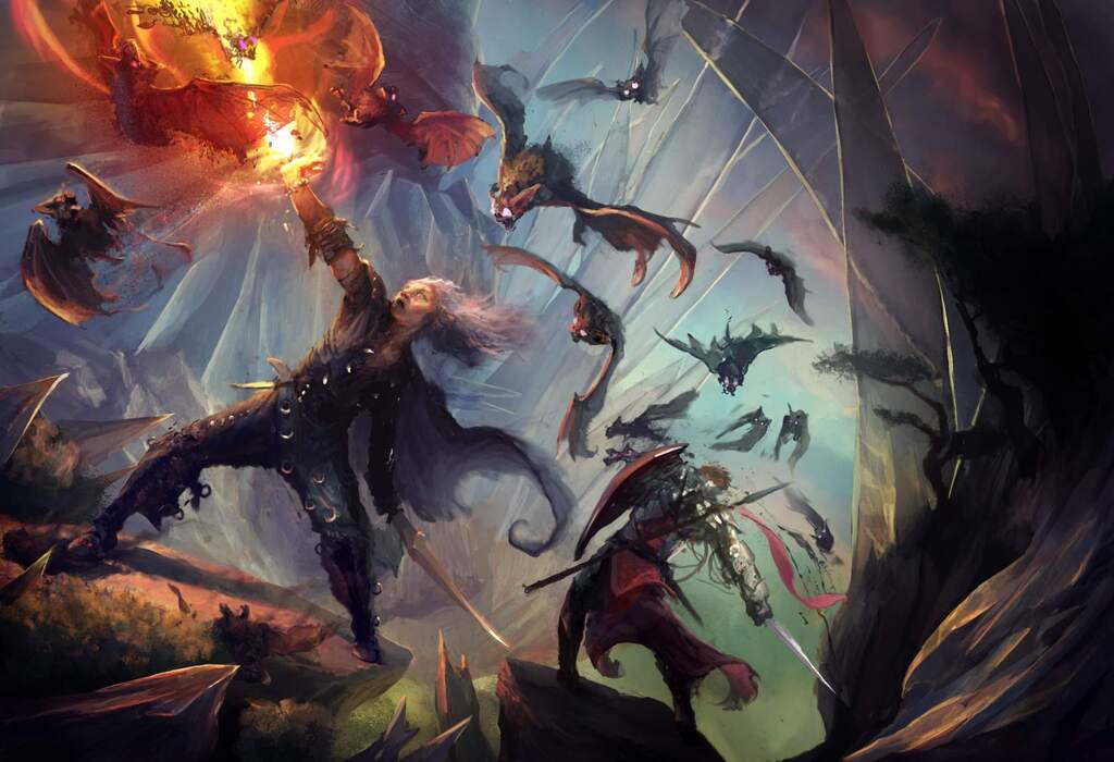 GolarionToday's tweet photo. –632 AR: Kho Falls (#Shory)*
The first Shory city to fly, #Kho was also the first to fall, killing thousands. It was swatted from the sky by the #Tarrasque, the greatest of #Rovagug's Spawn. https://t.co/3s4biskWtC https://t.co/u6UmNyAj3w