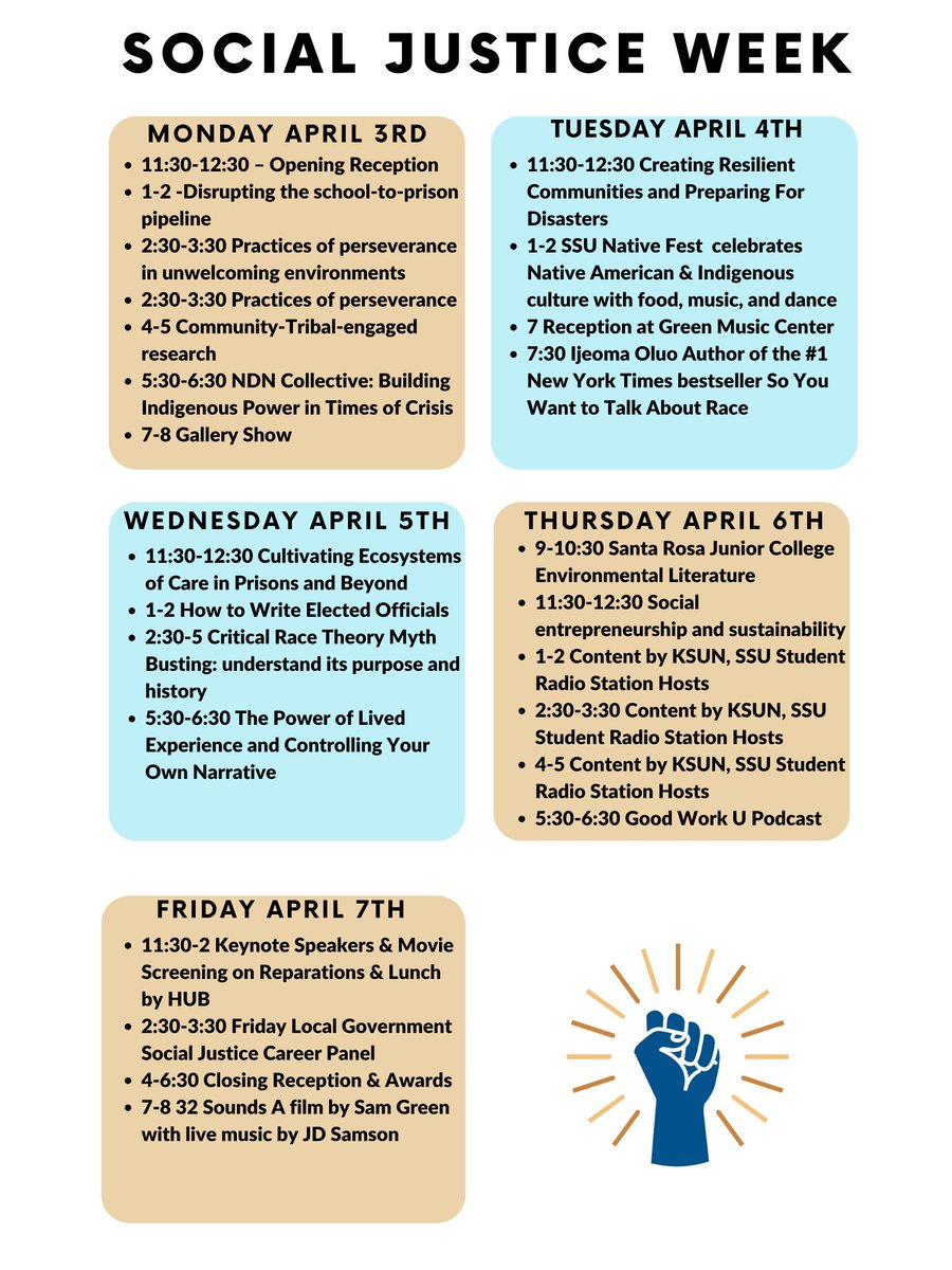 SSUWeek tweet picture