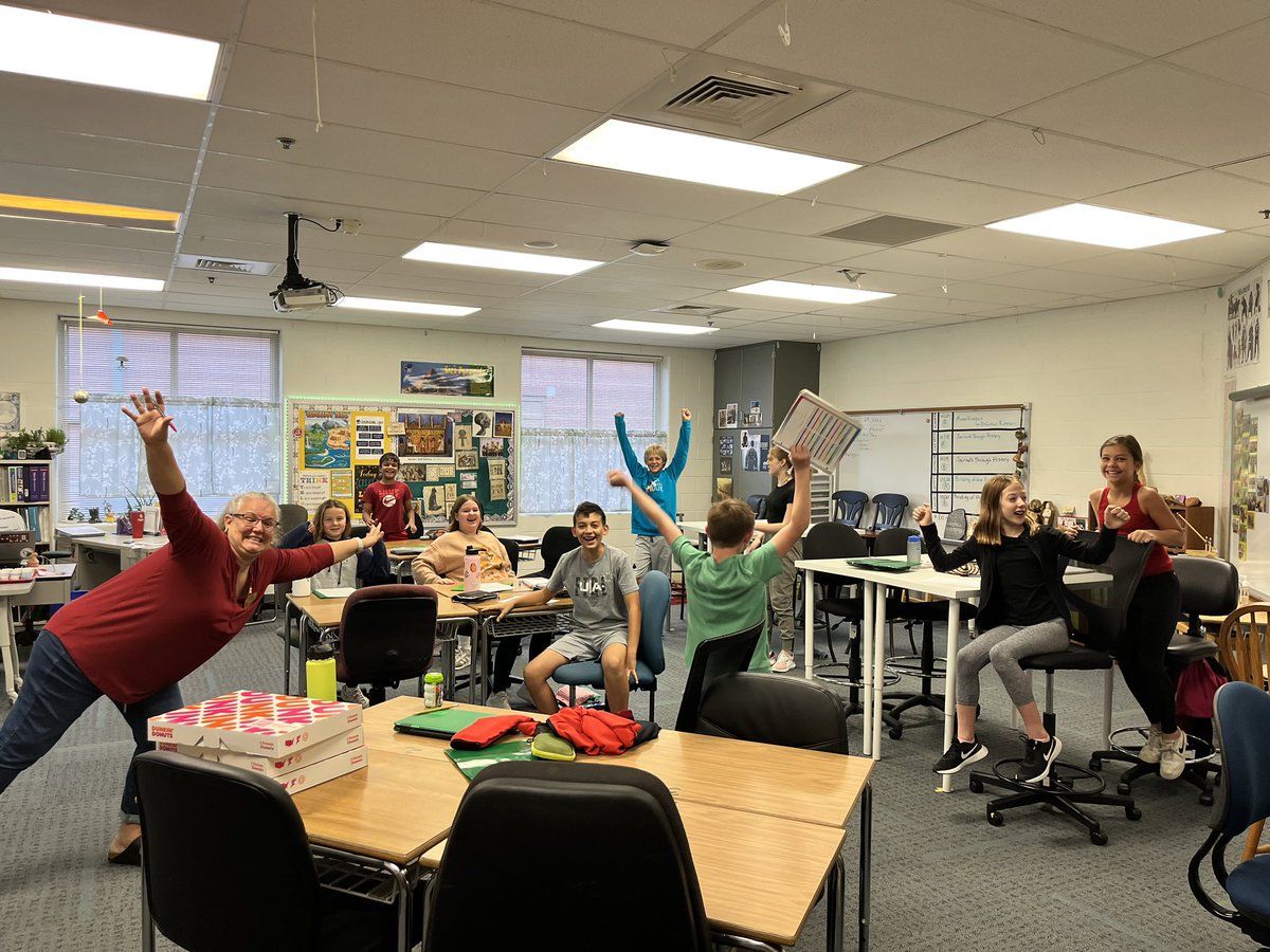 CounselorsatWMS's tweet photo. We had the best time celebrating Red Ribbon Week with a spirit week, games at lunch, and morning trivia (with donuts of course). Thank you to our WMS community for helping make it such a success! https://t.co/HIUlfiqhpM