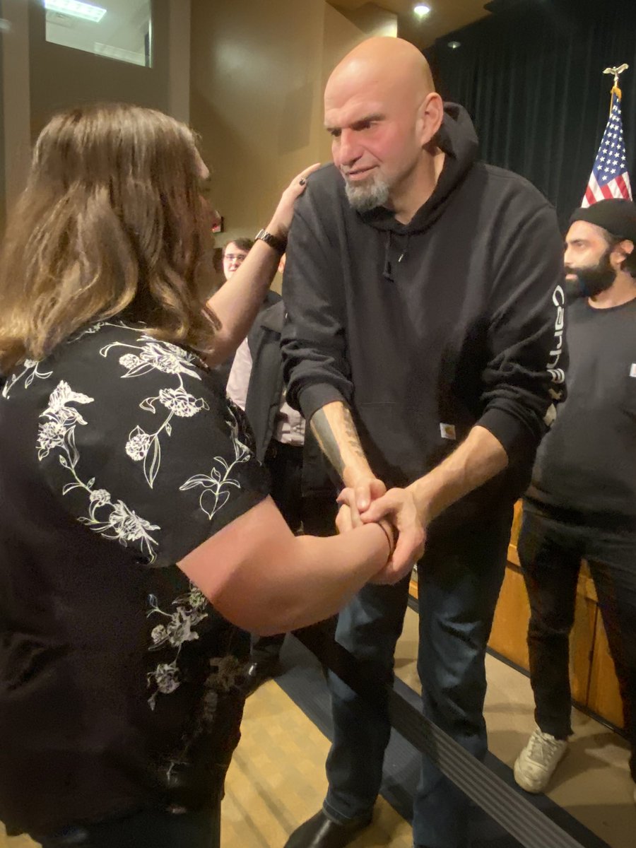 CzechforChange's tweet photo. Started the morning by welcoming @JoshShapiroPA and @AustinDavisPA to NWPA, and ended it with @JohnFetterman! I’d say today was a great way to kick off GOTV Week! One day down in the count down til #bluewavecrashing #novemberhasarrived https://t.co/2JKyh8FFfZ