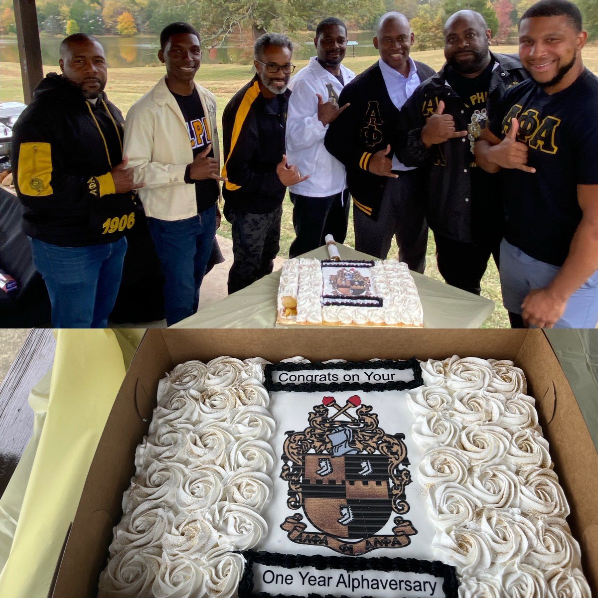 VanForMemphis's tweet image. Shout out to my Line Brothers on our first Alphaversary! We will continue to hold our dear A Phi A on high and forever strive to meet our aims of Manly Deeds, Scholarship and Love for all Mankind!!! #7sentinelsofegyptiansoul #hieroglyphics #5online