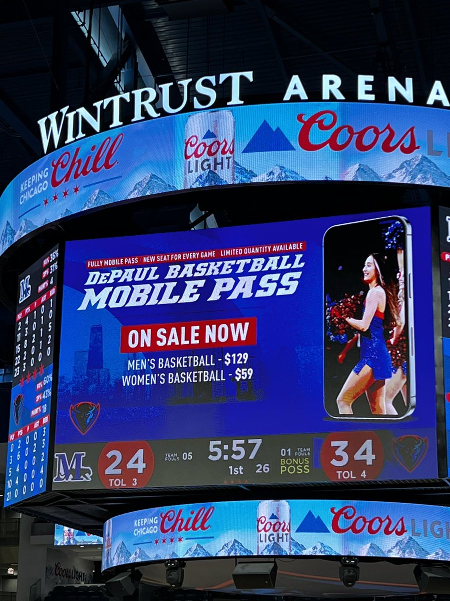 sukivrb's tweet photo. First ones at @WintrustArena for @DePaulHoops 2022-2023 exhibition!  Here 4 the action &amp; 2 watch my @depauldanceteam dancer!  Let’s get this!  ♥️💙🏀 #bluegrit #DemonTime @DePaulAthletics   Find me:  L 123 P 13 https://t.co/5dNhuDt7IX