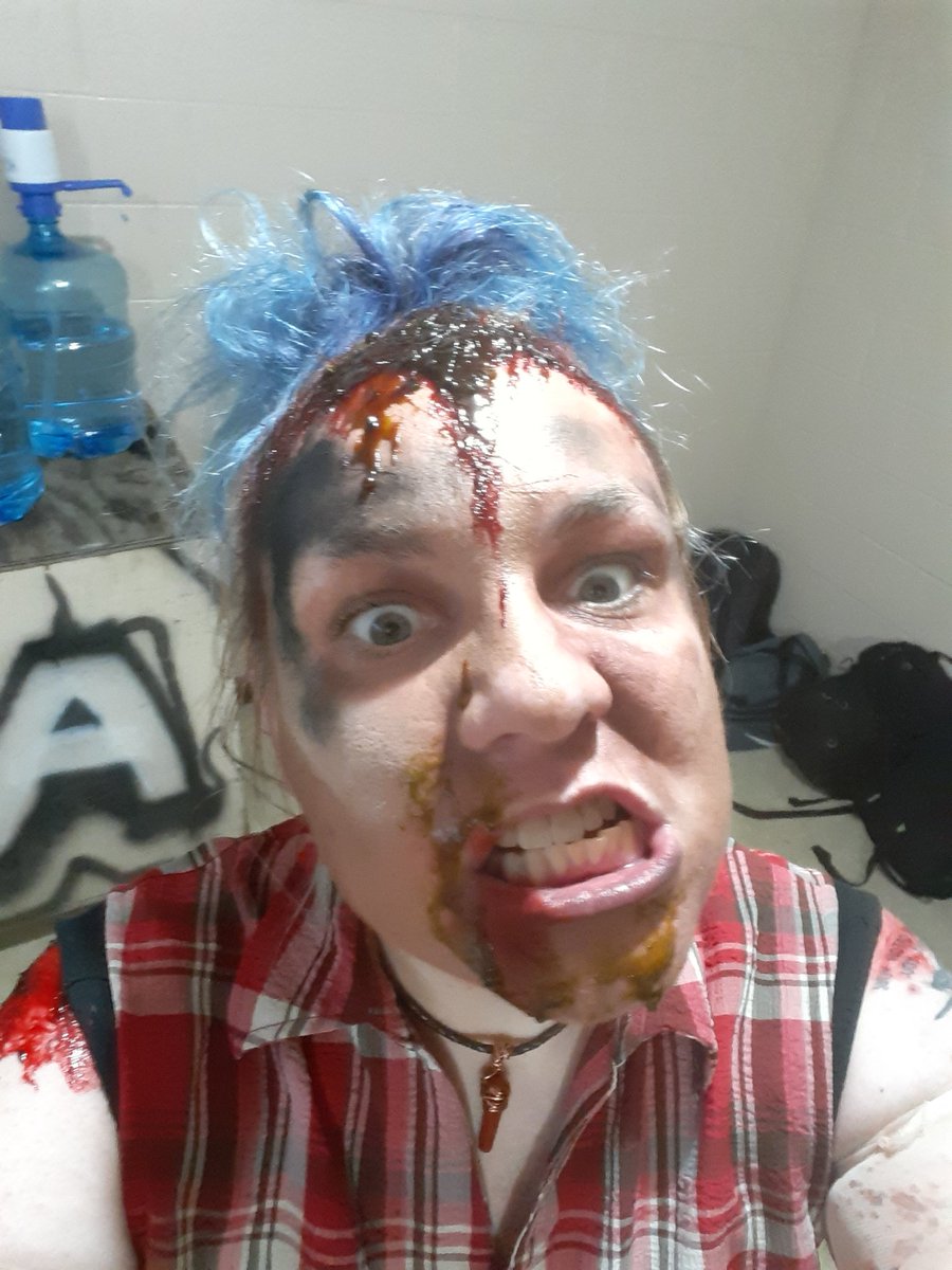 FoxfireAnomaly's tweet photo. Thank you to the cast, crew and customers of 2022's #SCREAMZONE @SCREAMZONE for an AMAZING SEASON!!! Posting some of my makeup/masked looks from the season in the following thread!!! https://t.co/WeSPbaiY24