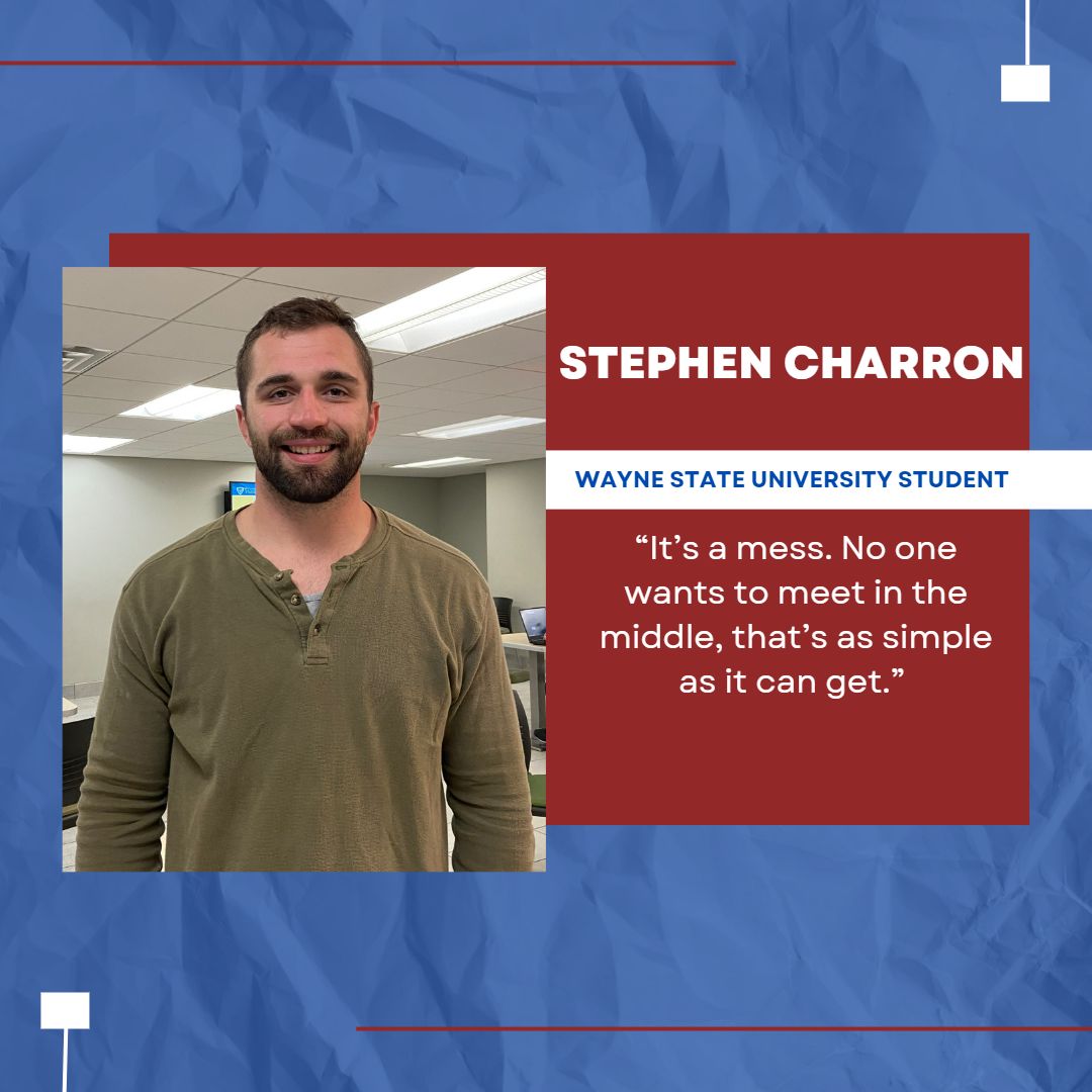 cawjournalism's tweet photo. With midterm elections coming up, I interviewed a few students at Wayne State University about their views on the current political atmosphere. You can read more about it in my newest blog post. 
https://t.co/N1c6NiFMYx https://t.co/TmZcfzshoe
