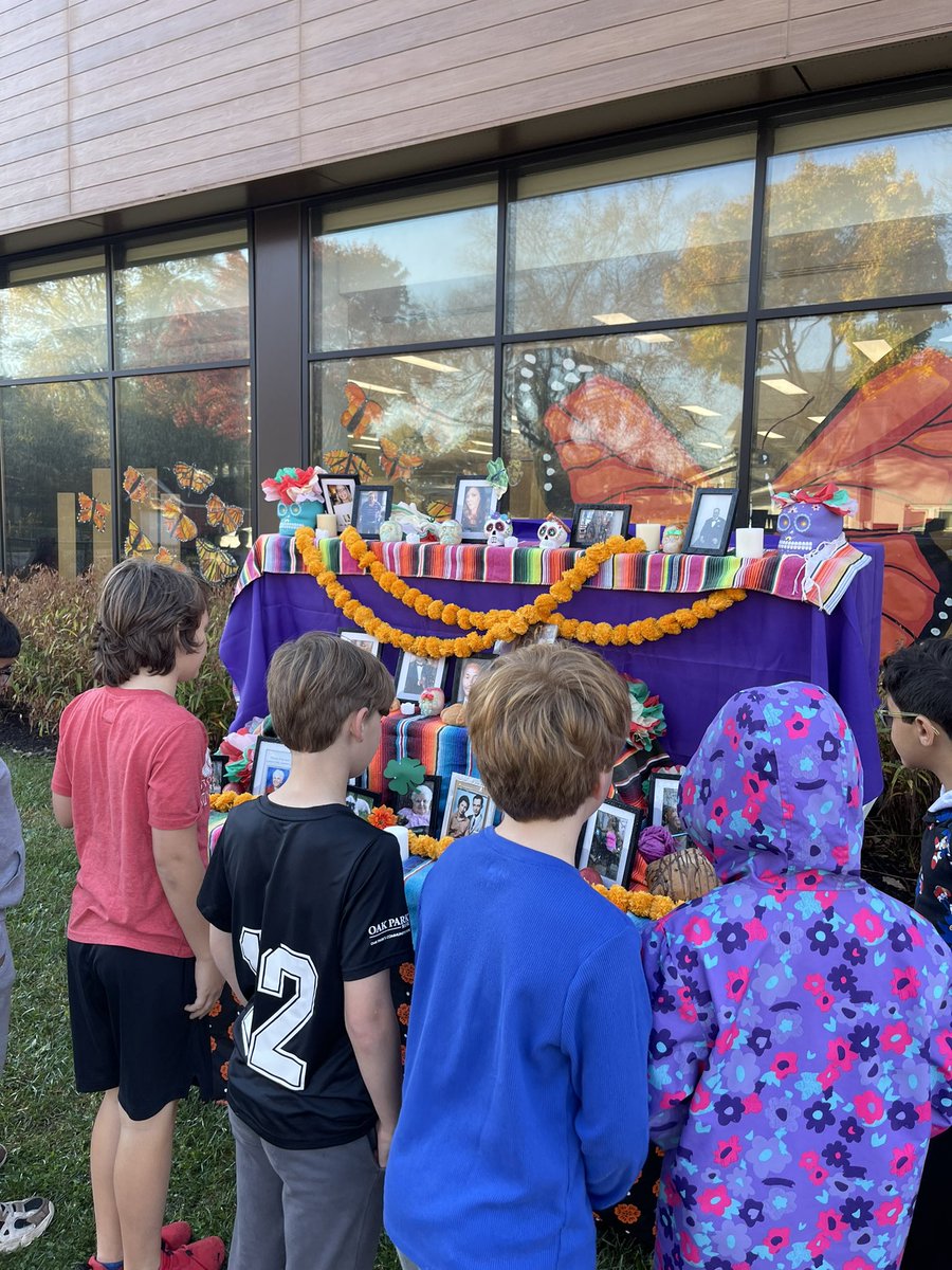 Today students had an opportunity to check out Longfellow’s Ofrenda! Always an honor to build this for our loved ones. <a href="/BearsLongfellow/">Longfellow School PTO</a>