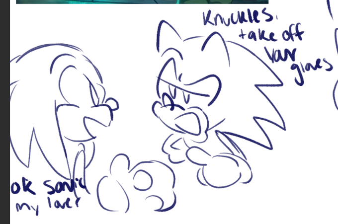 knuckles man...so mmmf... 