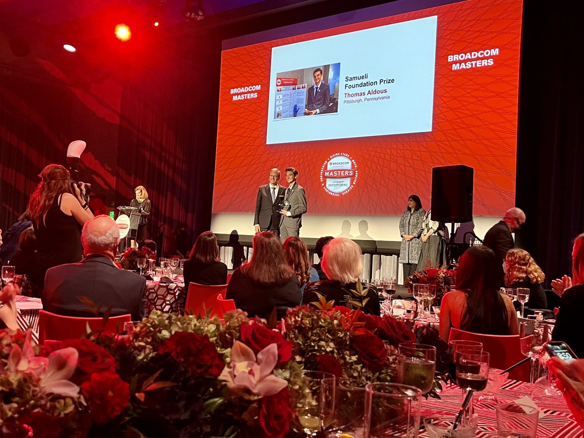 Celebrating amazing STEM talent tonight at the Kennedy Center