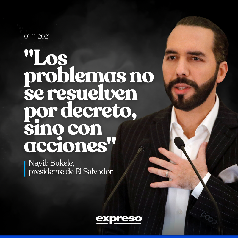 Expresoec's tweet photo. Nayib Bukele, presidente de El Salvador, escribió en su cuenta de Twitter minutos después de que Guillermo Lasso anunciara el estado de excepción para Guayas y Esmeraldas, tras los más de 10 atentados con explosivos reportados desde esta madrugada.

Los detalles 👇