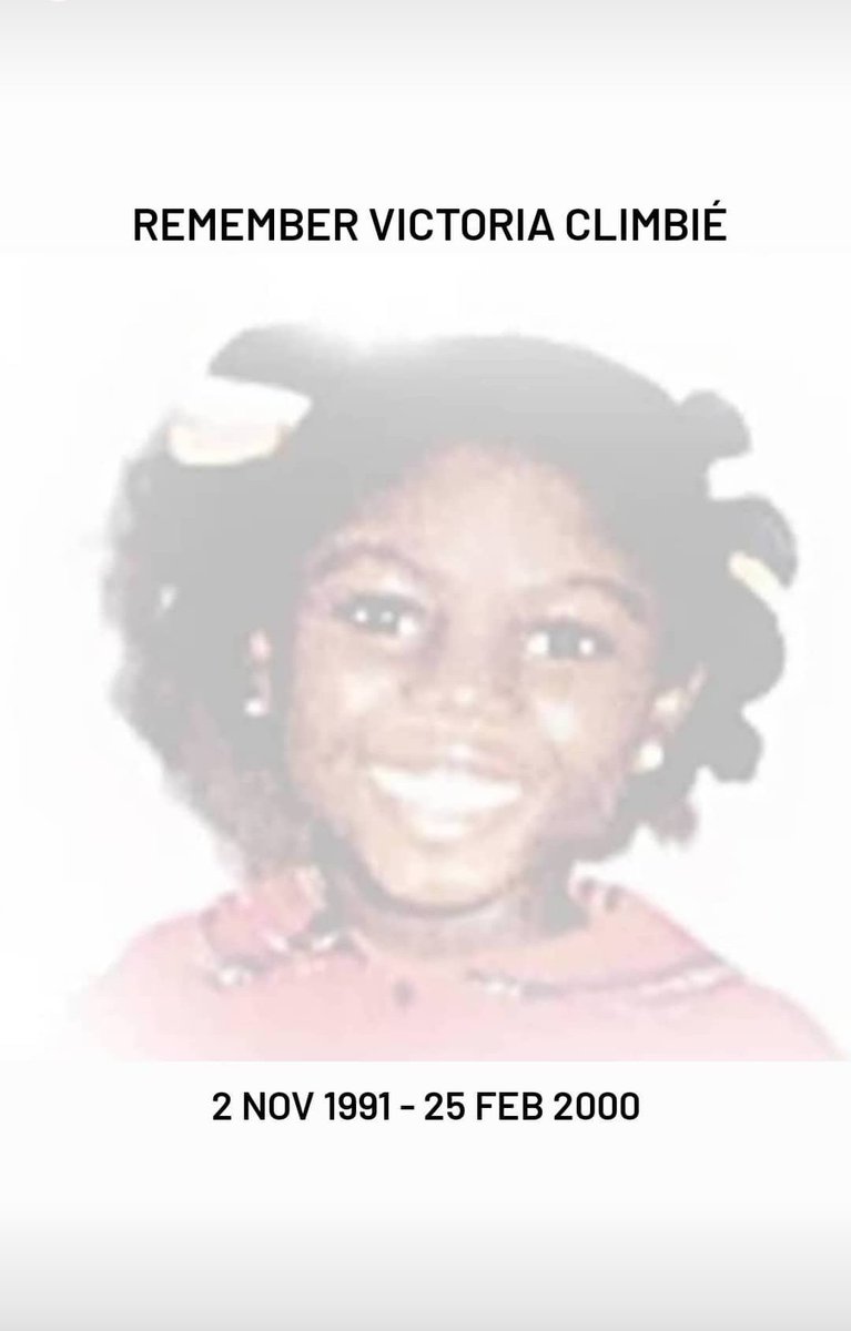 Remember Victoria Climbié - born this day, 1991. Her favourite colour was red and she liked to entertain.  The death of this 8-year-old  led to improved child protection policies/practices and a promise to make the difference for those we serve #VictoriaClimbié #everychildmatters