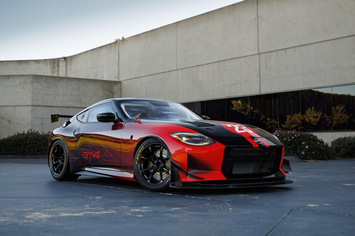 NissanMotor's tweet image. Blink and you’ll miss it!
Our all-new Nissan Z GT4, a turn-key racecar, hits the SEMA show floor in an eye-catching NISMO livery!
Click the link to learn more about our latest track star: bit.ly/3zURqdV