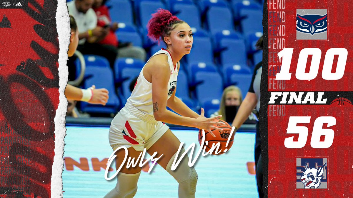 FAUWBB's tweet photo. Broke the century mark in our exhibition 𝓓𝓤𝓑!

@AlexaZaph led all scorers with 23 points, while @j_rozentale and @AjalonGillard scored 16!

#WinningInParadise https://t.co/9xCzS9q1Oi