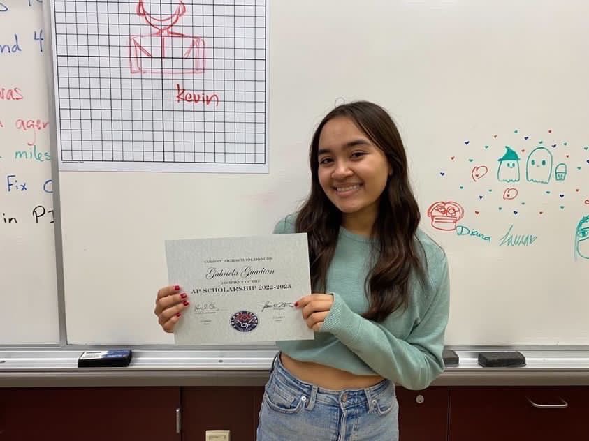 Gabby G won the AP Scholarship !! 👏