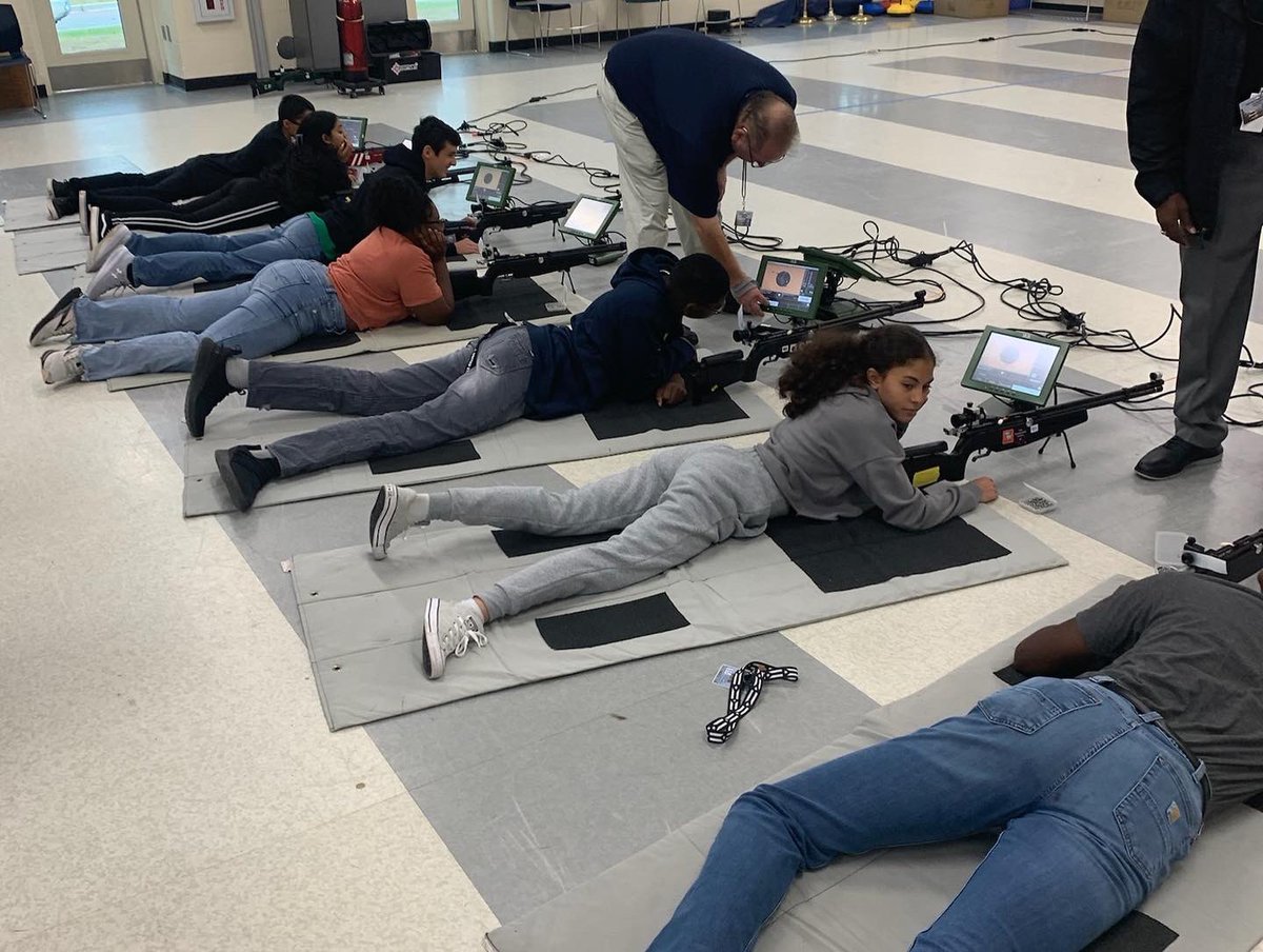 Our cadets today during rifle class! Everyone enjoyed the hands on experience of aiming and shooting air rifles💛💙!

*The Bengal Battalion DO NOT promote violence in any shape or form*