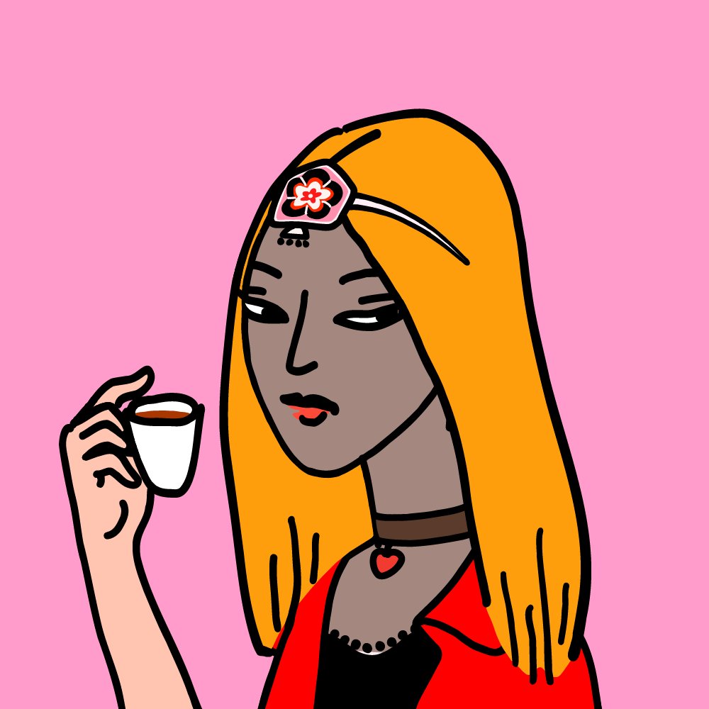 WowMenLabs's tweet photo. 🎉The 2nd collection of WowMenLabs🎉
🚫AlienBuster, META GIRL🚫

Meta Girl #431.
Main job : Terminating aliens.
Side job  : Cafe-loving coffeeholic. 
                   Aliens are spotted easily at cafes.

https://t.co/srgXbnIqjJ

#MetaGirl #AlienBuster #OpenSea #NFTs #PFP https://t.co/DCydFBXFw9