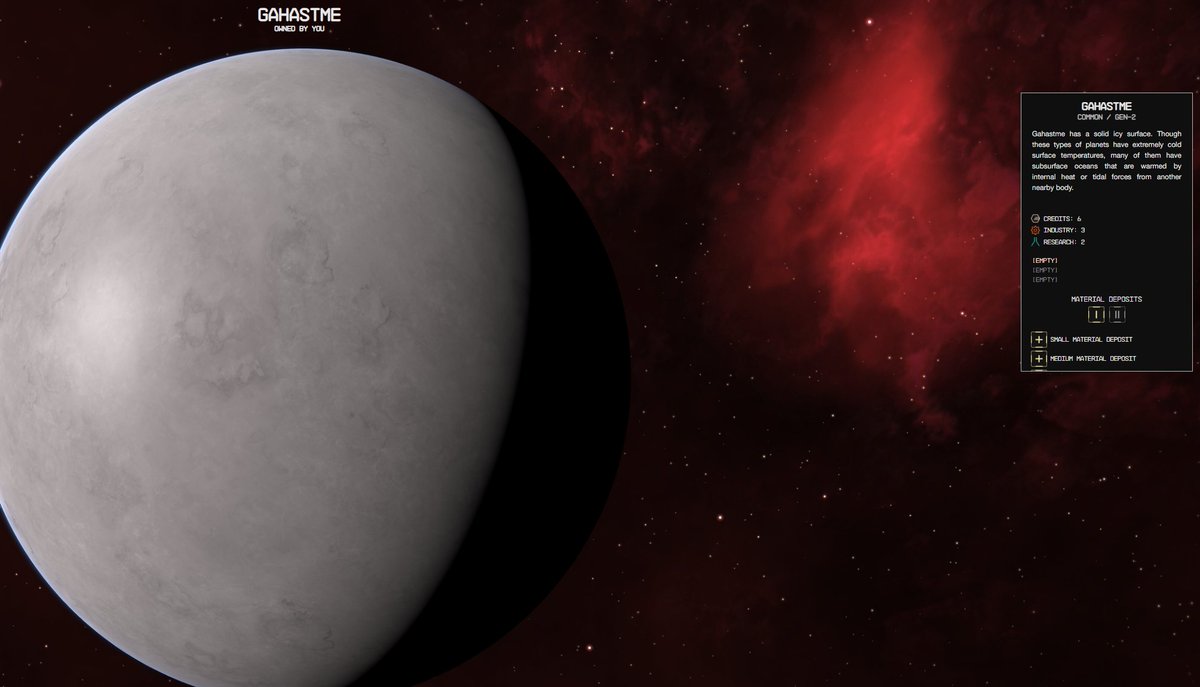 Raziors's tweet photo. just colonized the ice  planet  Gahastme  on 
@ProjectNebula_

#NFTs #PlayandEarn #KassandrasReach $ICX https://t.co/zTqoinsGM8