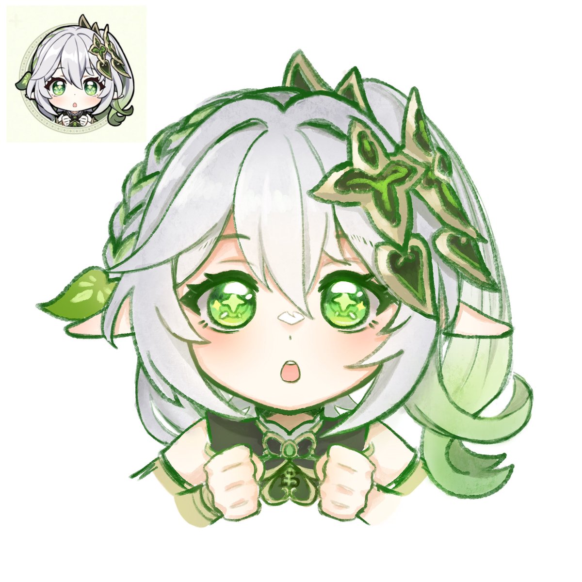 Chocolate021002's tweet photo. 💚(✧∇✧)✨

今天就接你回家！！

#GenshinImpact #Nahida 
#原神 #纳西妲 https://t.co/nnGEtjD6P4