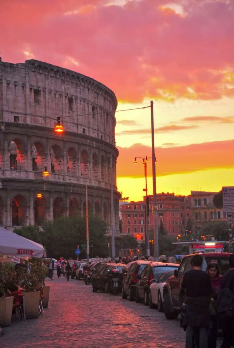 Sunset in Rome