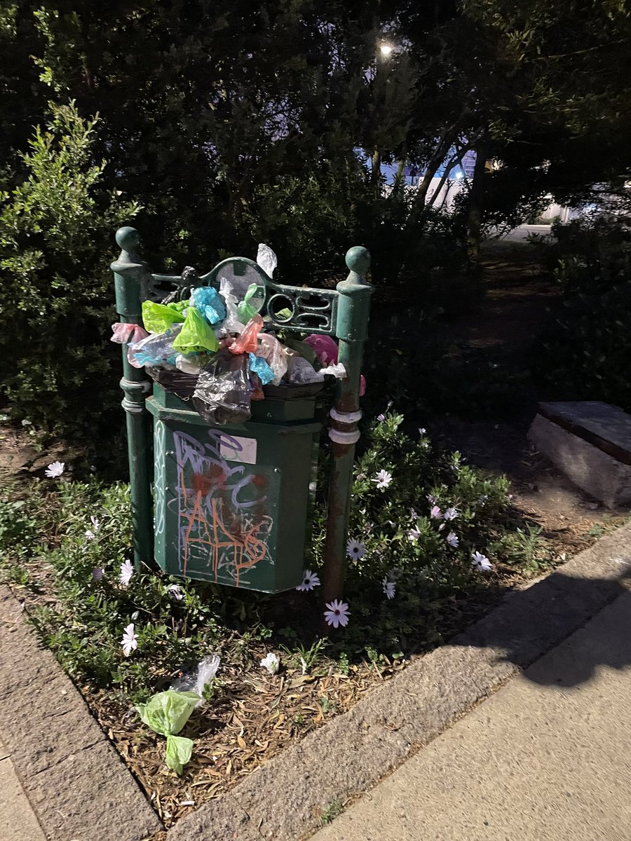 PaulaSahr's tweet photo. @municoncon qué pasa con la limpieza de la basura en el parque de Costas de Montemar? Hace 4 días por lo menos que los basureros están al tope! @alertaconcon https://t.co/QJt83oaPAH