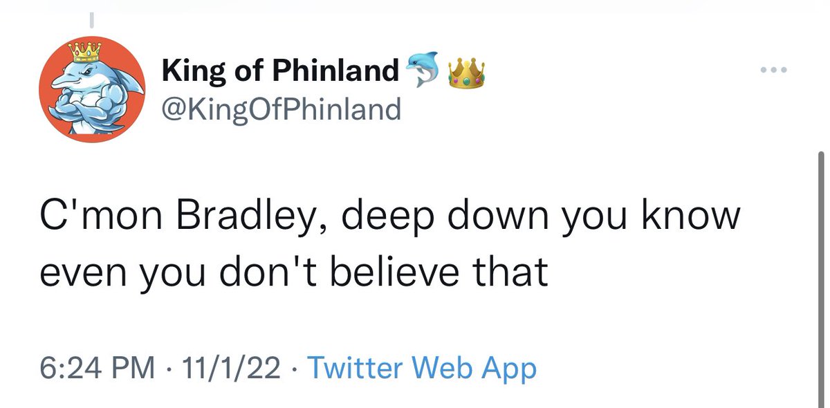 King of Phinland🐬👑 tweet media