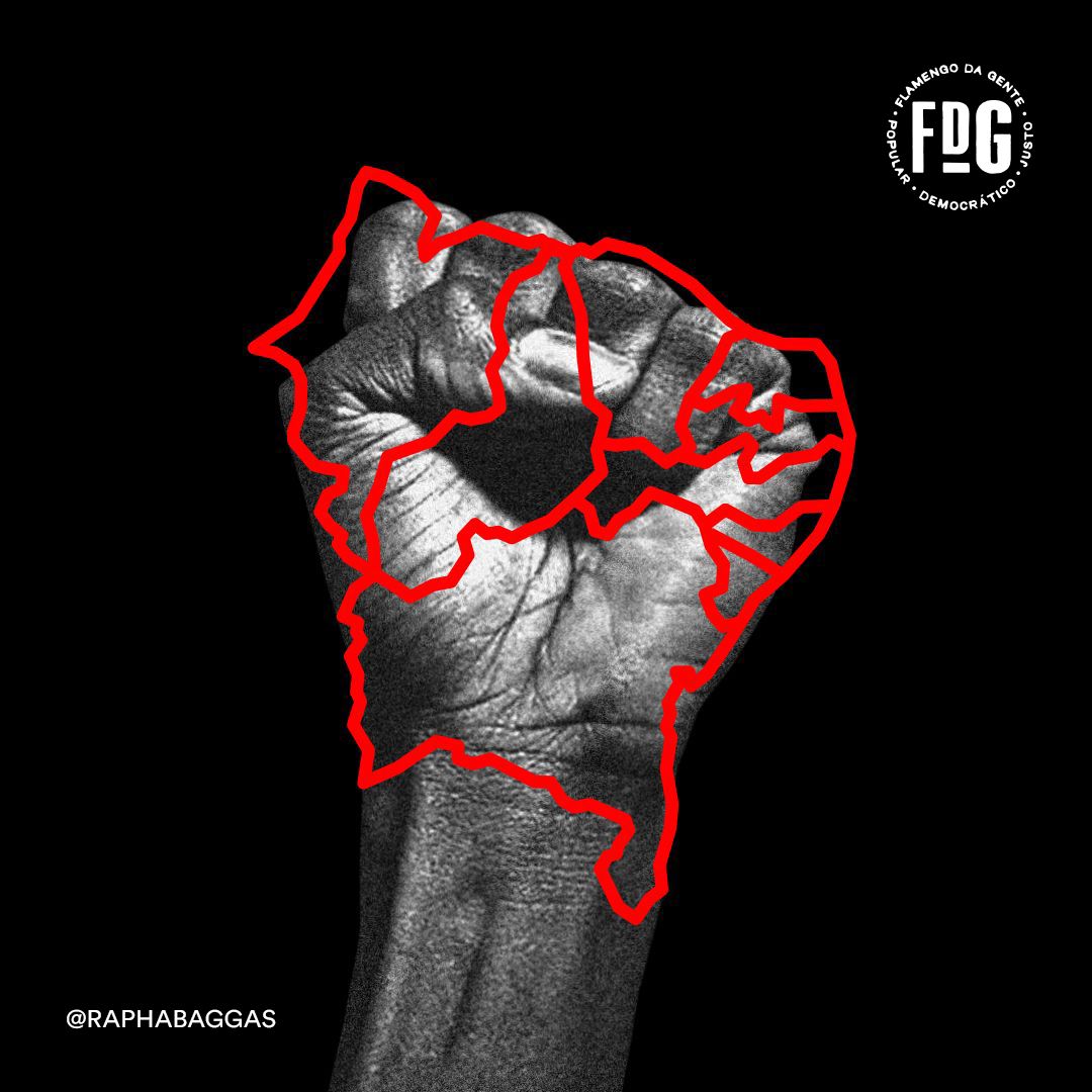 Desde 2019 o Flamengo tem sido instrumento do Bolsonarismo e trampolim para obtenção  de benefícios pessoais por membros da diretoria.
Hoje, em violenta manifestação política, a Diretora Ângela Landim, esposa do atual presidente do clube, destilou xenofobia contra os nordestinos.