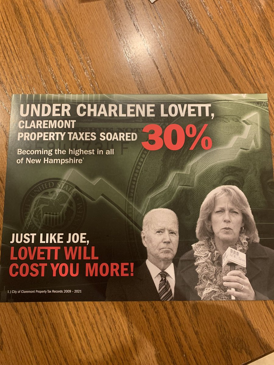 While I was on the Council (2014-21), I only dealt with the municipal budget. According to the Department of Revenue Administration, the municipal tax rate decreased by 13 cents in 8 years. Total property tax rate is four components. I worked with one. #NHPolitics