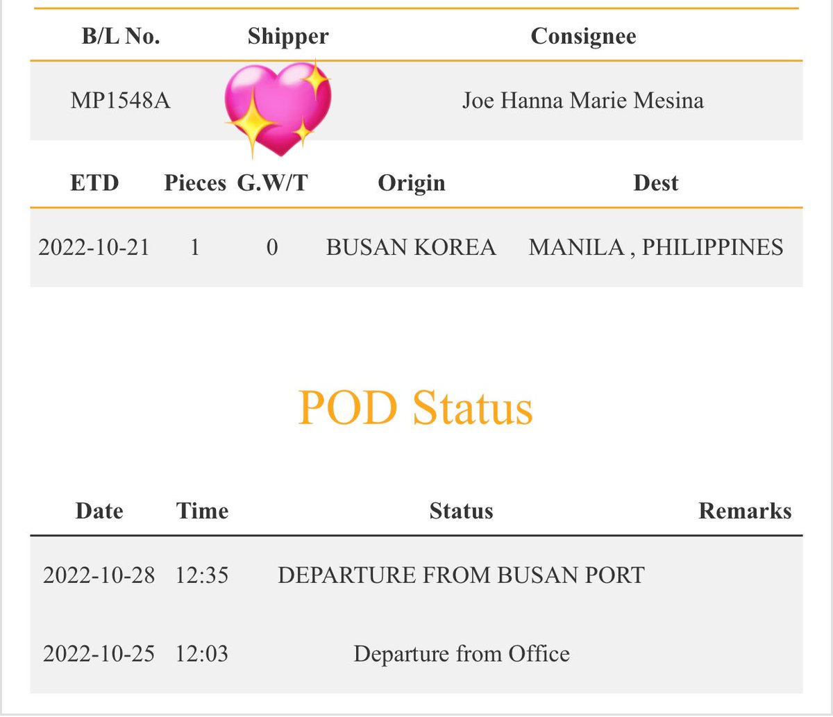 sseomcart's tweet photo. #SSEOMUpdates 

Box 22 and 23 are already shipped out (Check Box Status on 3rd photo). 

ETA: 2nd to 3rd week of November https://t.co/UdGacaQEj3