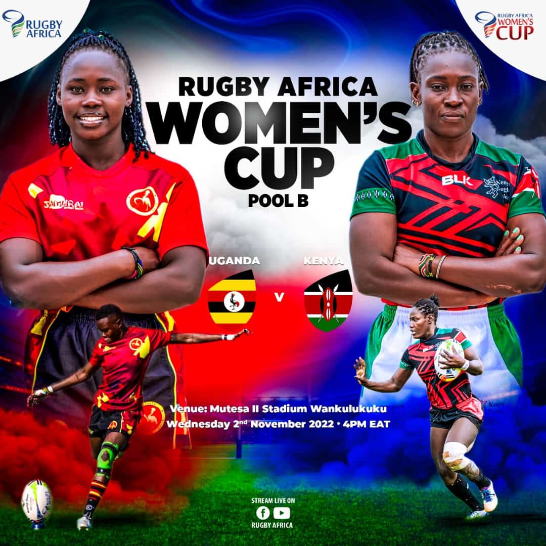 The final match of the @RugbyAfrique Women's Cup Pool B, @LadyCranesRugby versus @kenyalioness at 4.00pm EAT today can be watched live on this link 👇🏾

youtu.be/tjL276ZOxs4

#WomensRugbyNamutima
#SupportLadyCranes
#RAWomensPoolB
#RugbyAfricaWomensCup