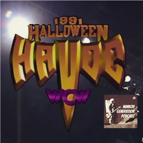 ElCidthefirst's tweet photo. Third in line we have the 1991 iteration of the Halloween Havoc pay per view.  We are joined by @g1falcrow for this one. #podcast #podcaster #wrestling #wrestlingfans #wcwhalloweenhavoc #nostalgia #podcastepisode #nimrodgenerationpodcast #halloweenspecial https://t.co/jb7j5lJe7y