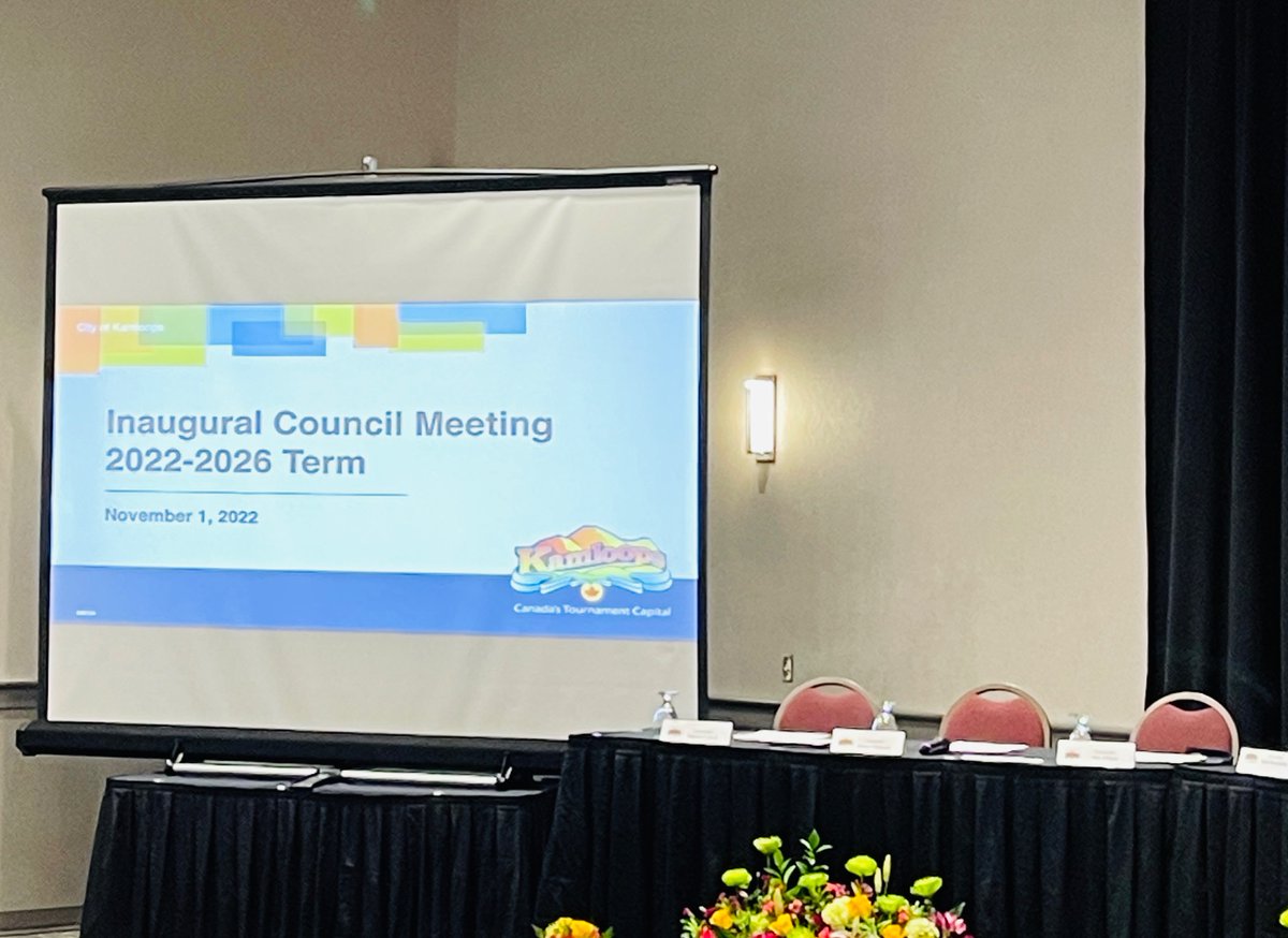 Big night in #Kamloops for new mayor and city council. 

Their inaugural meeting starts at 7pm. 

Reid Hamer-Jackson will deliver his first official address as mayor. 

<a href="/CBCKamloops/">CBC Kamloops</a>