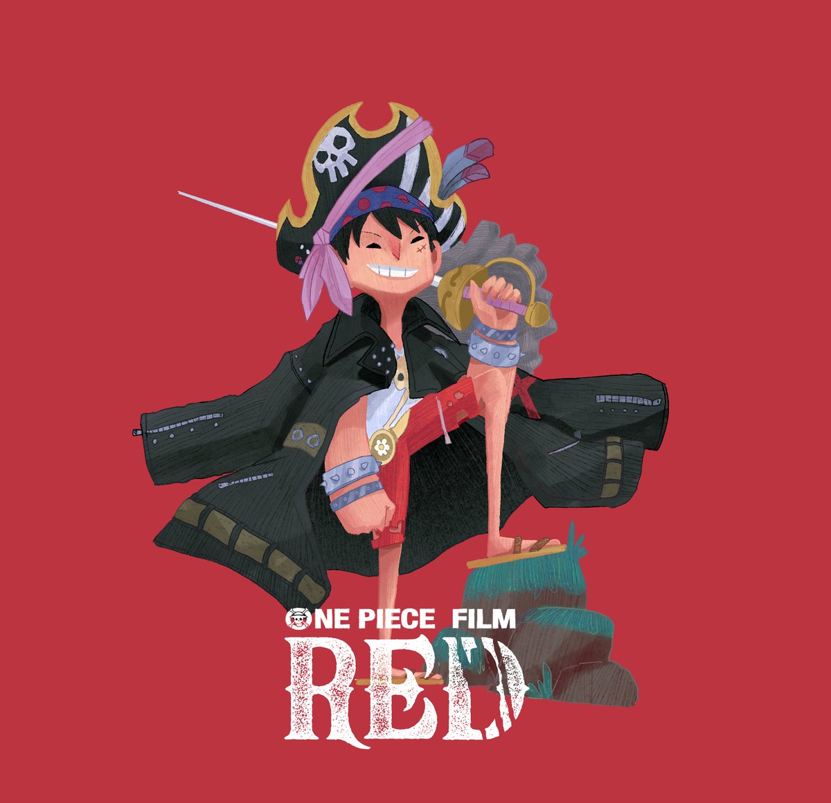 Mugiwara yaaaa.. #onepiece #onepieceredfilm #luffy #procreate #ONEPIECE1065SPOILERS