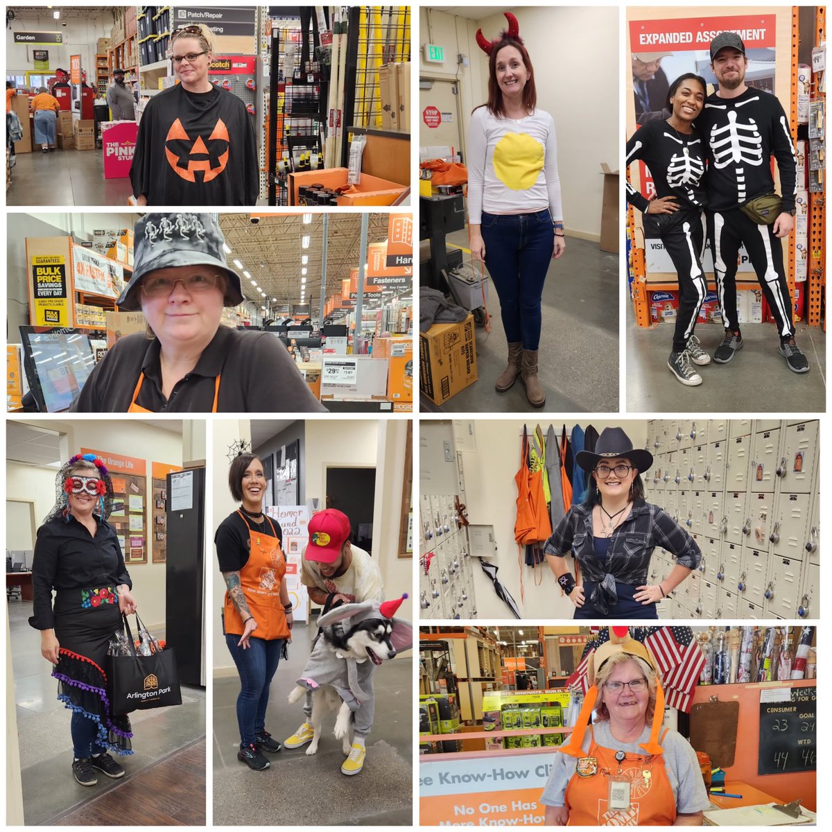 Here’s some of our associates on Halloween @ 2316 Trick or Treat!!!