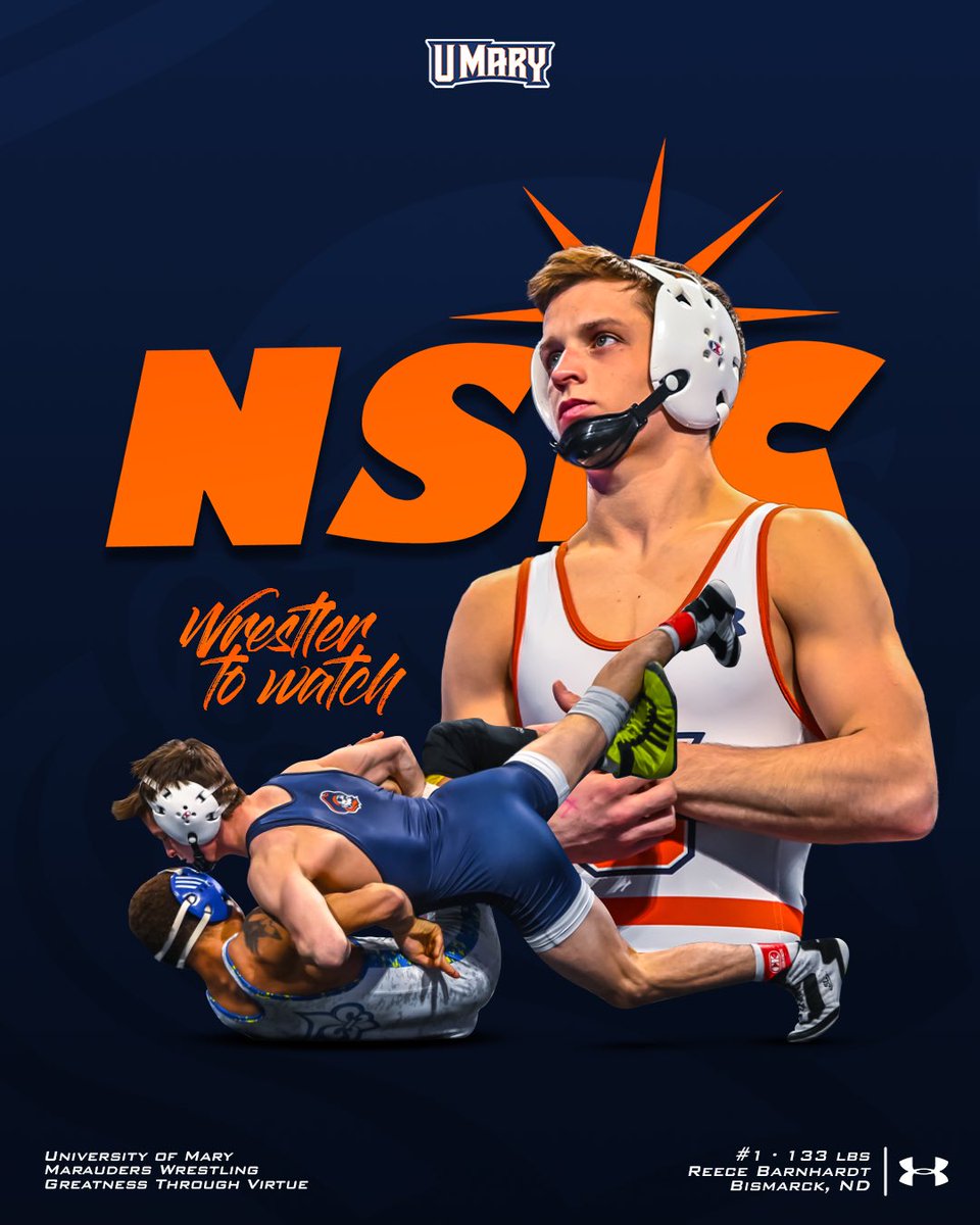 UMaryWrestling's tweet photo. “Reece is humble &amp; even more driven to improve every single day, &amp; that goes for every aspect of his life. He has a tireless work ethic &amp; pushes those around him.” - HC Adam Aho 

#hooksup #lifeatmary https://t.co/GzdjDMIrop