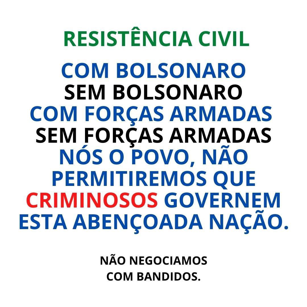 Não aceitamos ladrão no poder..