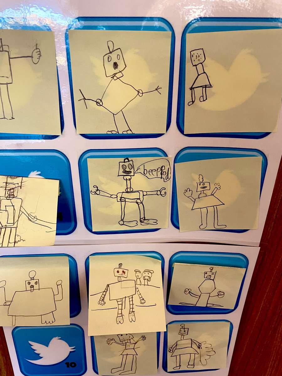 robin_schuh's tweet photo. Ahhhhhh! My favorite read aloud of the year has begun. #Enginerds
We just visualized the robot π€ while I read what it looked like. My Ss rocked it and love the cover reveal! @Jarrett_Lerner https://t.co/ytCXMGaip8