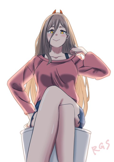 アニメチェンソーマンは動くパワーちゃんが可愛すぎるので描かざるを得ませんでしたね。 