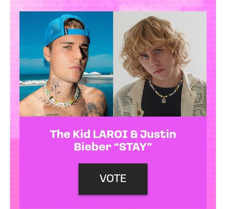 Belieber_Rox's tweet photo. I’m voting for STAY for Collaboration Of The Year at the #AMAs https://t.co/UBxxs5uZIE
