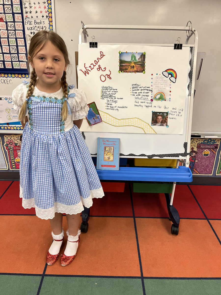 MrsSickelsClass's tweet photo. Book character day presentations! @MrsSickelsClass @OESCHIEFS https://t.co/VBFnWlxZH0
