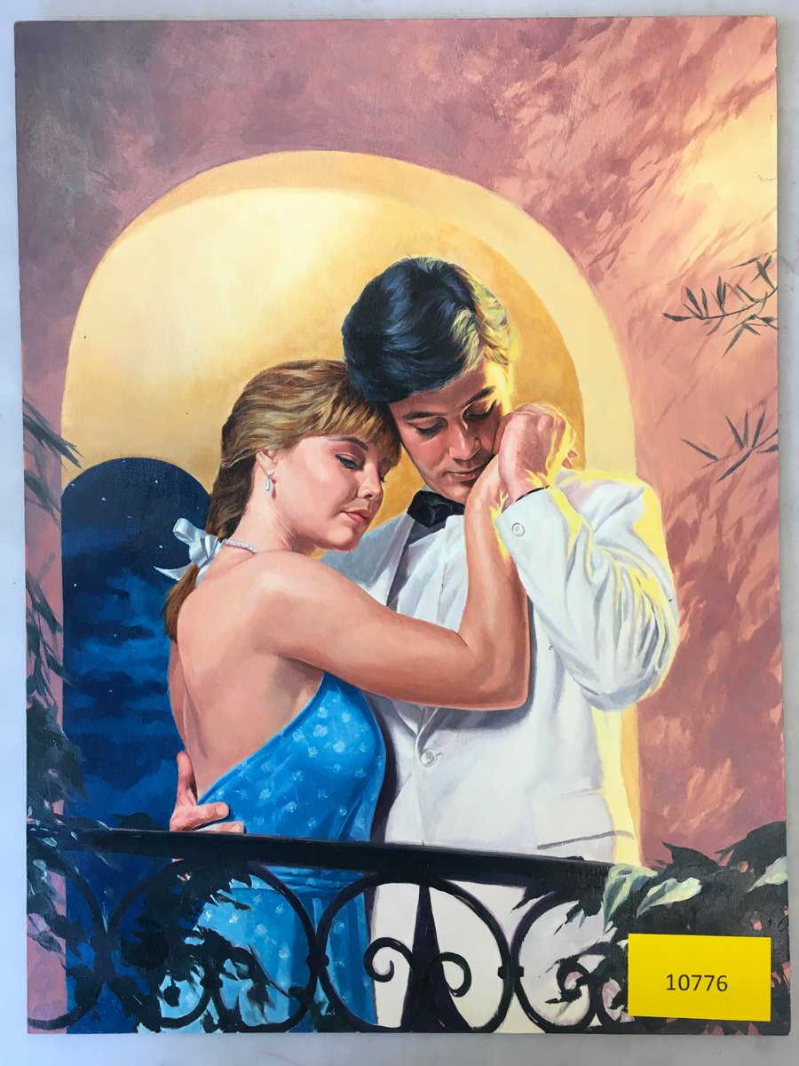 domesticetch's tweet photo. Oh my god, I just found a gallery in Canada that sells original paintings used for the covers of 1980s and 90s romance novels for only $120—the way I NEED one https://t.co/w2m0A0yRcB
