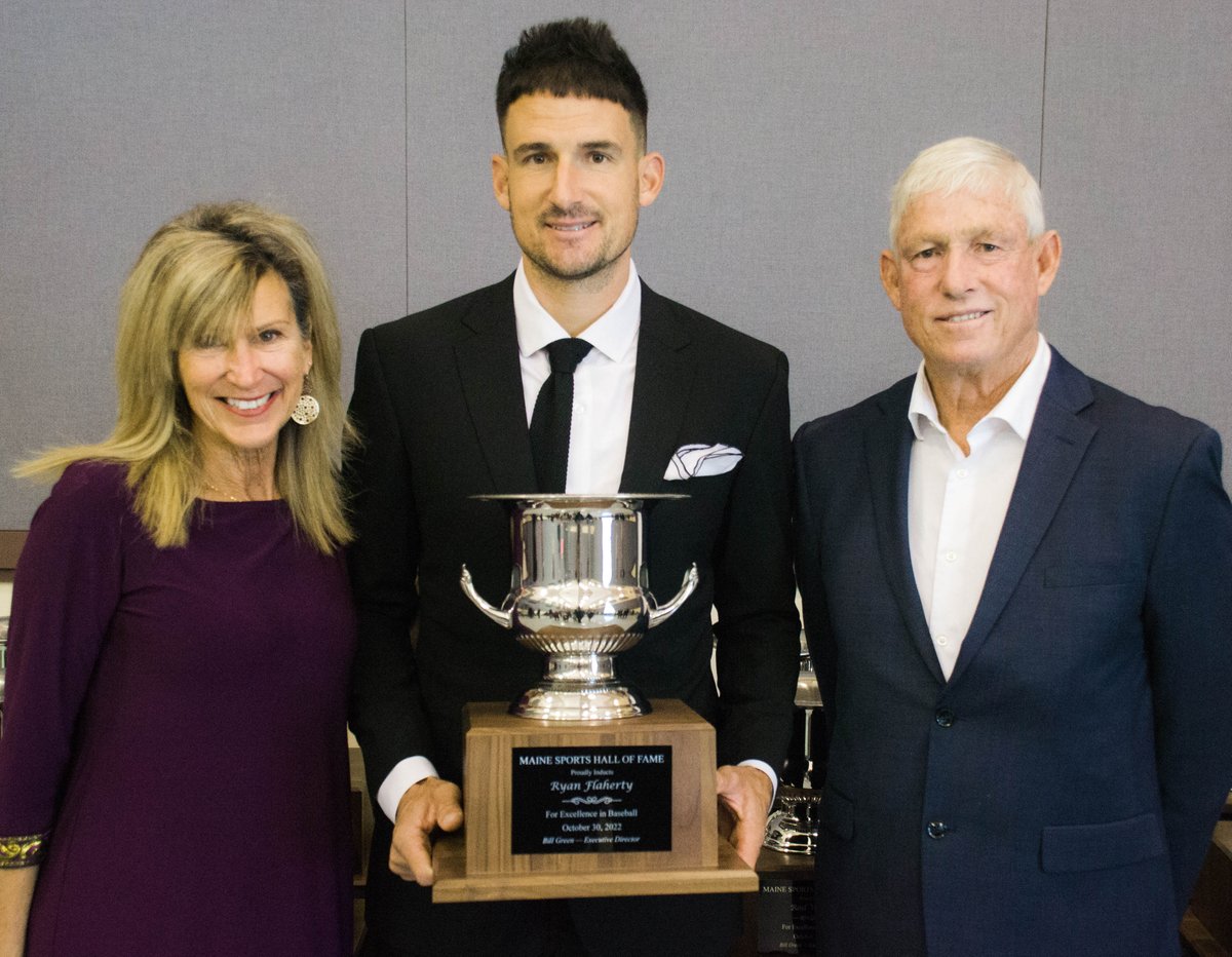 Ryan Flaherty was inducted into the Maine Sports Hall of Fame on Sunday. Ryan continues to write his Major League story. Ryan joins Billy Alfond (Harold) and <a href="/coachamyvachon/">Amy Vachon</a> (Paul) as the third child of an MSHOF inductee to be inducted! (Ed 2014) <a href="/Orioles/">Baltimore Orioles</a> <a href="/Padres/">San Diego Padres</a>