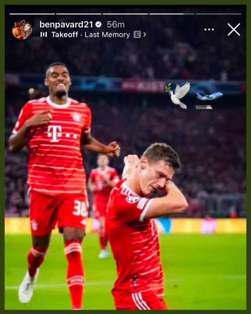 Bayern Munich defender <a href="/BenPavard28/">Benjamin Pavard 5</a> paid tribute to Takeoff who was killed on Tuesday. ❤️🕊