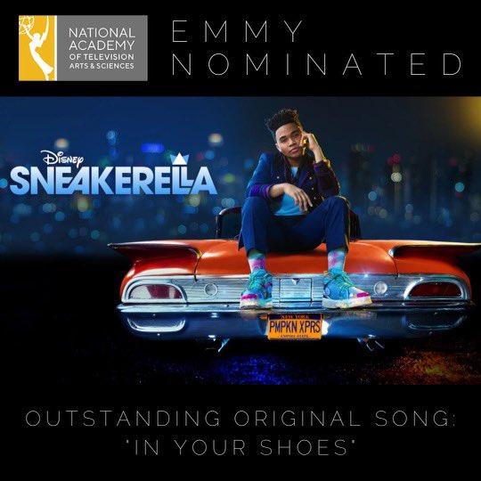 I can now add EMMY NOMINATED SONGWRITER to my resume 😭😭🥹 #sneakerella #inyourshoes #emmys <a href="/willjaymusic/">Will Jay</a> @JasonMater <a href="/TelevisionAcad/">Television Academy</a>