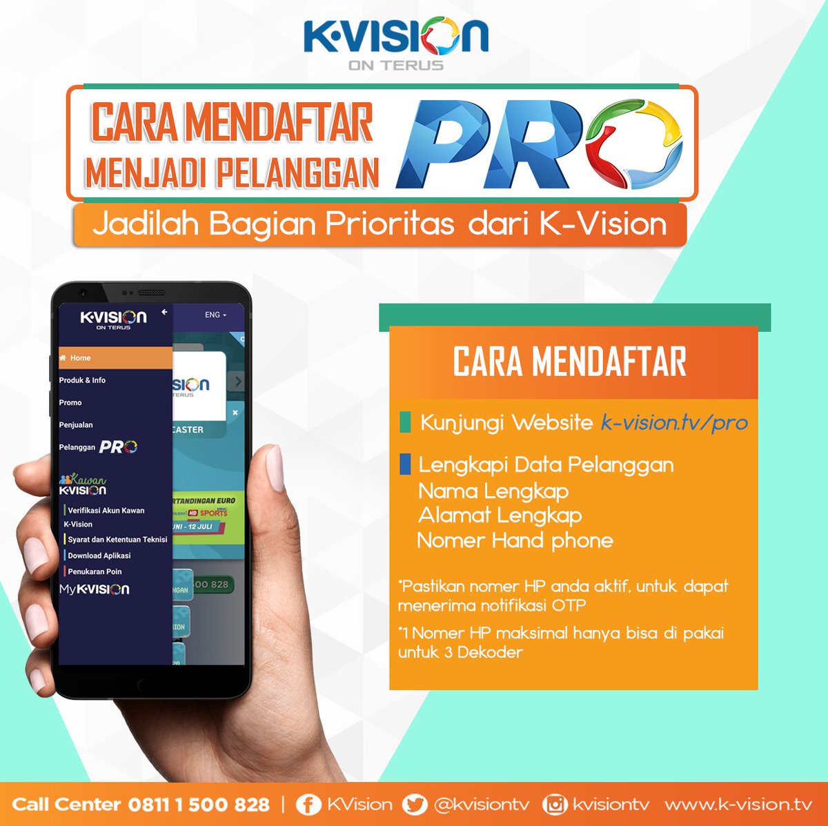 kvisiontv's tweet photo. 🥳🥳Bergabunglah menjadi Pelanggan PRO!🥳🥳
.
Jadilah pelanggan PRIORITAS dan dapatkan berbagai keuntungan Spesial bagi kamu Pelanggan K-Vision PRO!😁
K-Vision On Terus!
#KVision #KVisionOnTerus #TVDigitalJamanNow #DIJAMIN #TVBerlangganan #TVBerbayar #InfoKVision https://t.co/rr0L9MVmMY