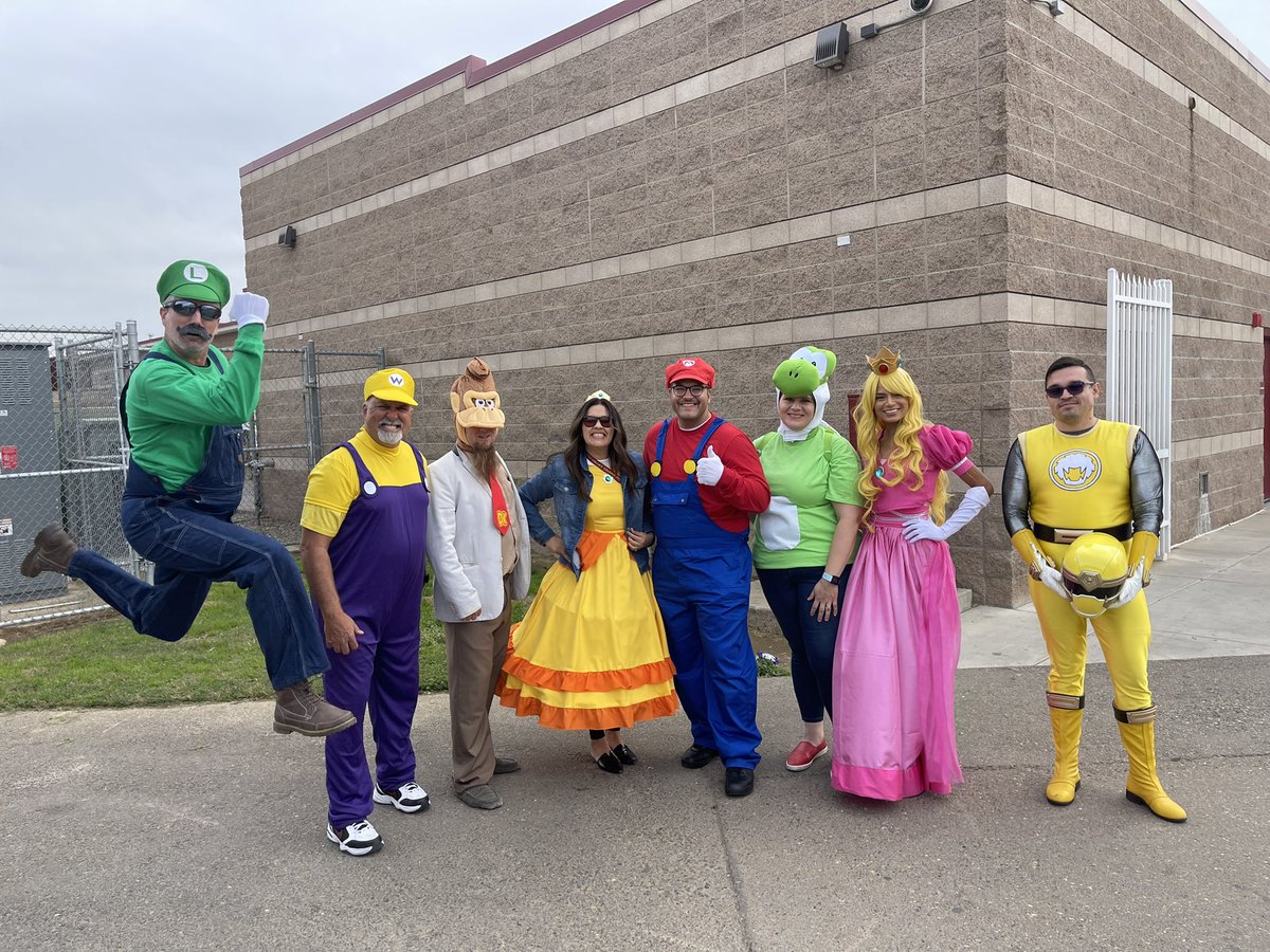 GV Math Department ❤️💛 #SuperMario #gvhs #cougarpride