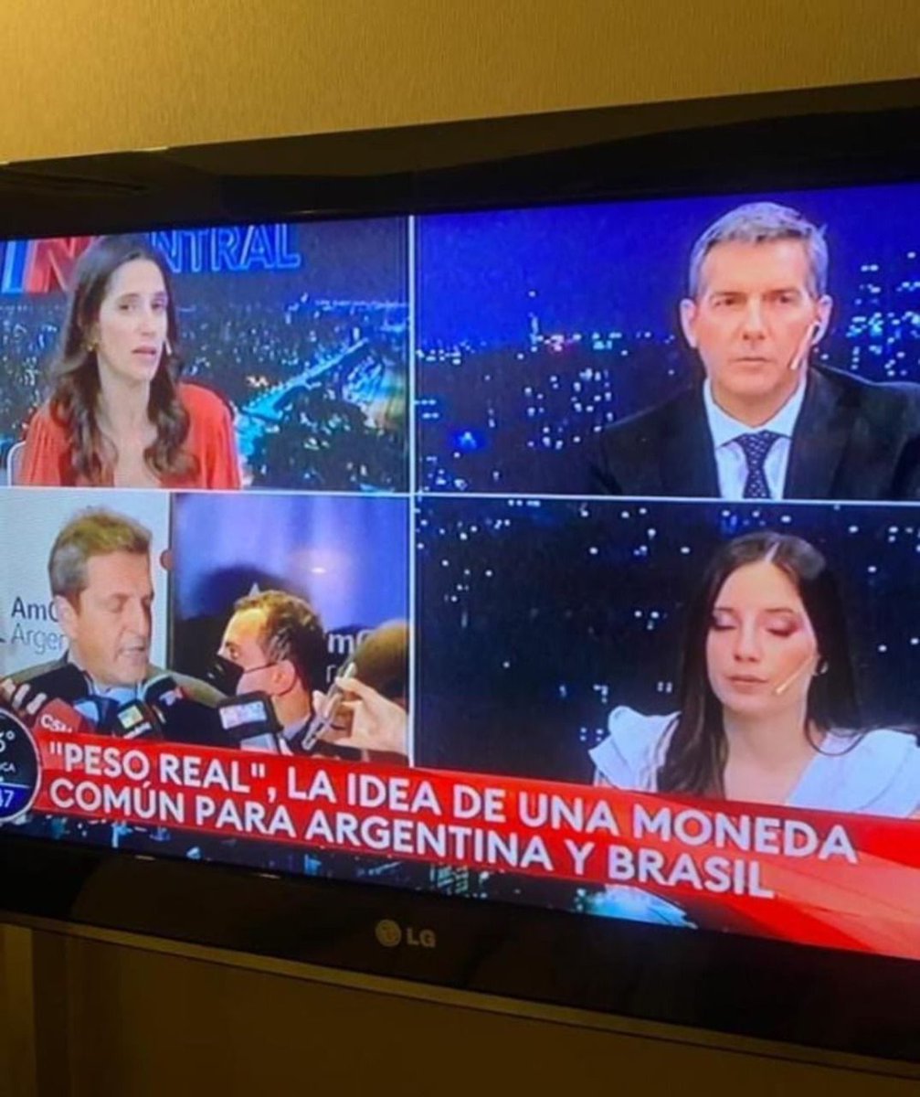 Olha aí TV Argentina anunciando unificação das moedas !!!!!
NÃO TEM COMO FICAR EM CASA !!!👇👇