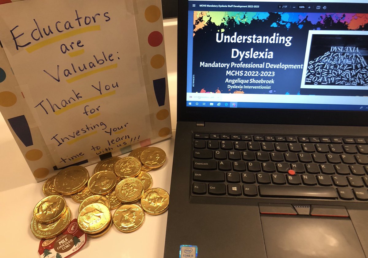Looking forward to providing dyslexia PD for my campus tomorrow- surprising the brave participants with chocolate gold!
#RPND
#DyslexiaAndMore
#Katyisddyslexia