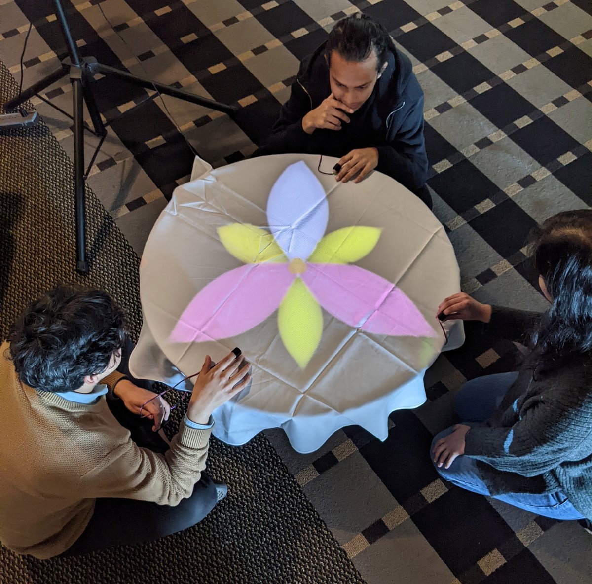 Sylvia Janicki (@sylviajanicki) on Twitter photo Excited to share some creative work I've been doing in the <a href="/DeStudioATL/">Design and Social Justice Studio</a> with Prof <a href="/NassimParvin/">Nassim Parvin, PhD</a> at the <a href="/gvucenter/">GVU Center</a> showcase today! Our art installations explore the co-constitutive nature of bodies and environments through human and plant biodata. Stop by to interact! Excited to share some creative work I've been doing in the <a href="/DeStudioATL/">Design and Social Justice Studio</a> with Prof <a href="/NassimParvin/">Nassim Parvin, PhD</a> at the <a href="/gvucenter/">GVU Center</a> showcase today! Our art installations explore the co-constitutive nature of bodies and environments through human and plant biodata. Stop by to interact!