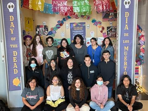 VJA_LSU's tweet photo. Happy Dia de los Muertos! We are so excited to share VJA's first ever all-school ofrenda! Thank you to everyone who contributed. https://t.co/y68fp7liRt