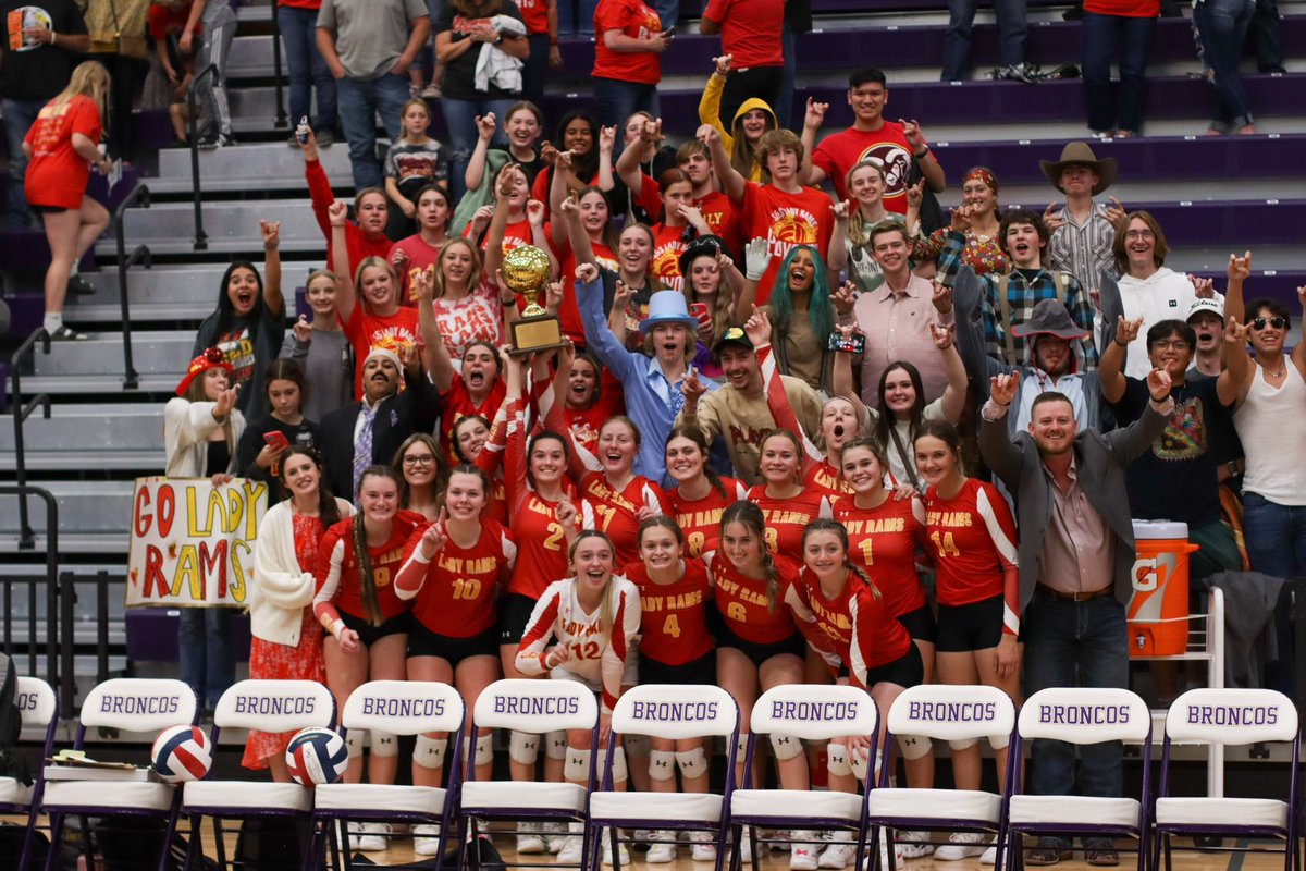 SSAthleticBC's tweet photo. 🏐🏆 Bi-District WIN 🏆🏐

Congratulations Lady Rams Volleyball!!!  Sweep in 3 over Trinity Leadership! MOVING ON!! #RFND #FAM1LY ❤️🐏💛 https://t.co/vNa5CF13ur